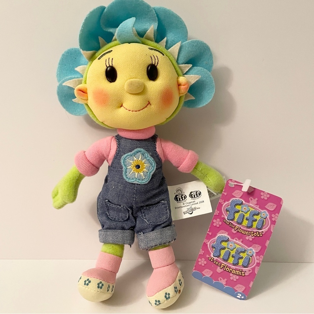 2008 Fifi and the Flowertots Plush Doll Danawares 8" Stuffed Toy